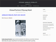 Tablet Screenshot of ahmadsurkati.com